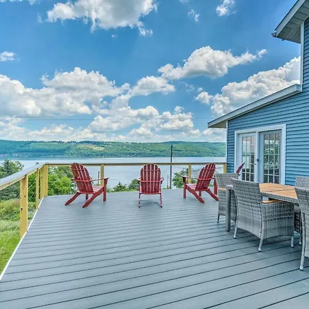 Watkins Glen Lakeview Cottage With Waterfall! Extérieur photo